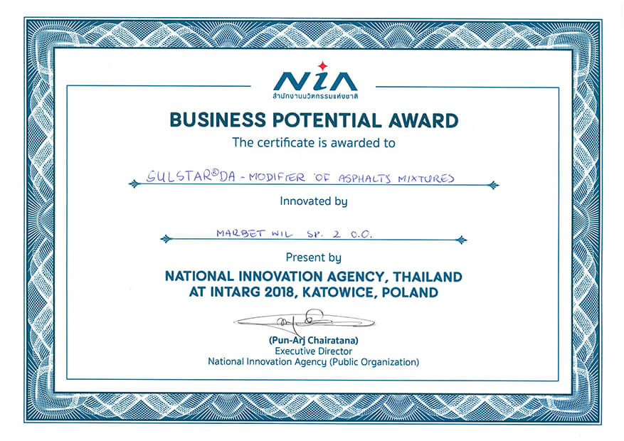 Business Potential Award Thailand